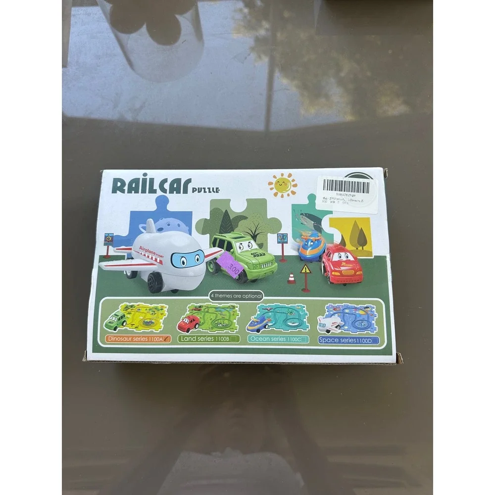 Fenming‎ Railcar Puzzle Airplane Car Train Rocket Kids dinosaur Set 3